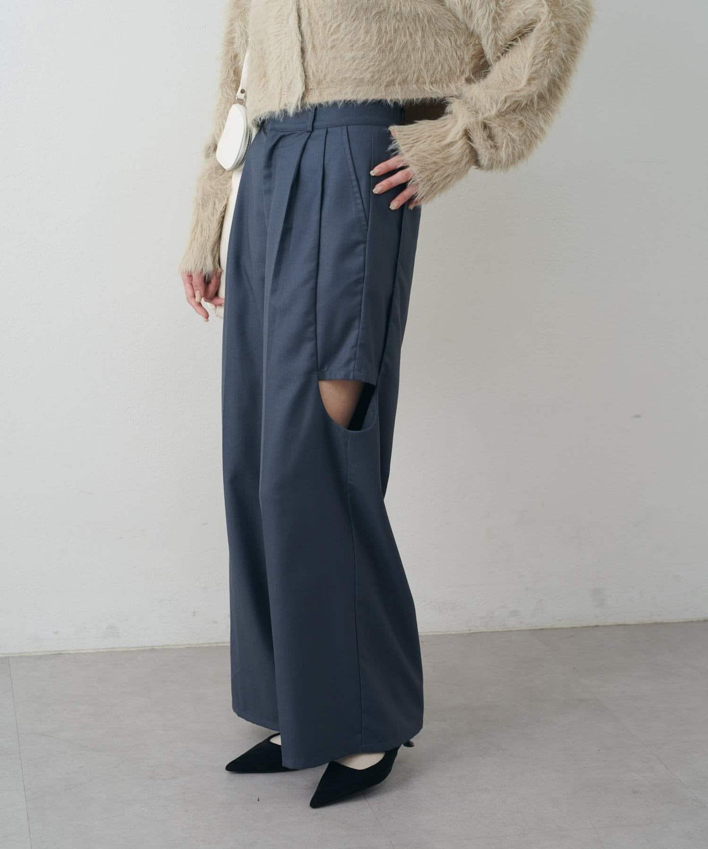 【mystic】[mline]鏤空西裝褲