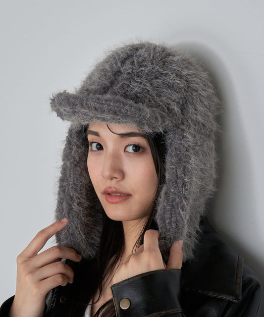 飛行員風格毛絨帽