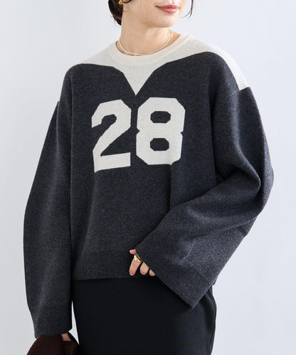 【RIVE DROITE】數字編號針織衫