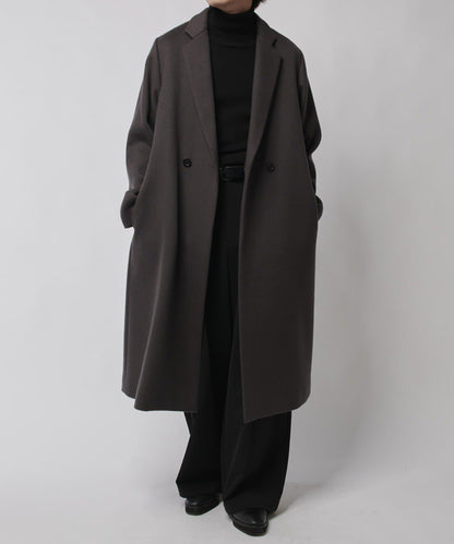 海狸毛呢經典切斯特大衣