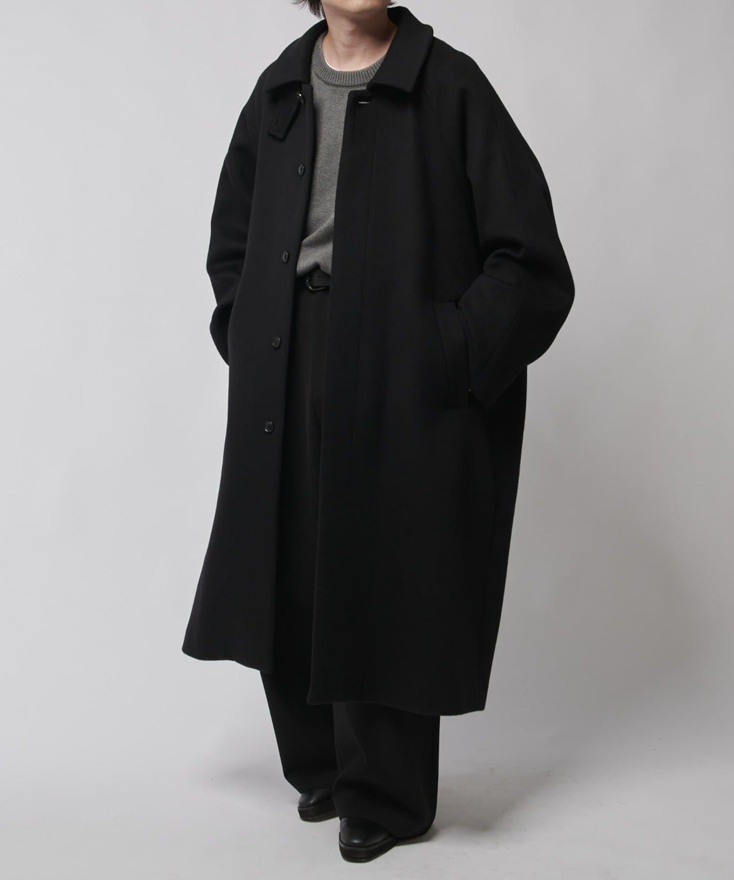 海狸絨加厚長款大衣