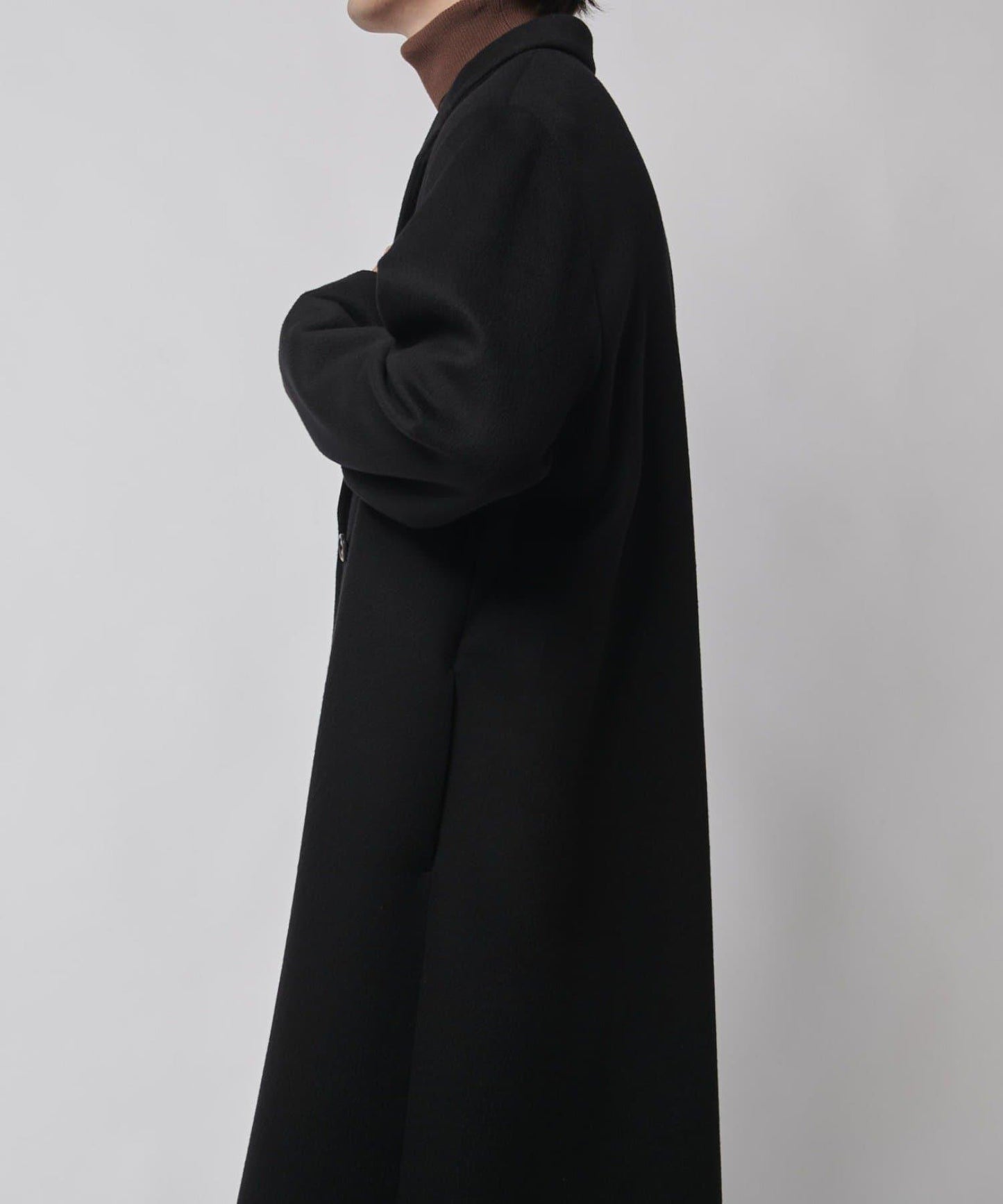 海狸毛呢經典切斯特大衣