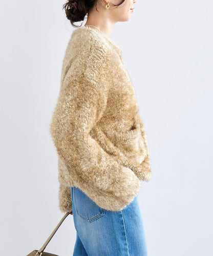 【RIVE DROITE】針織毛皮夾克