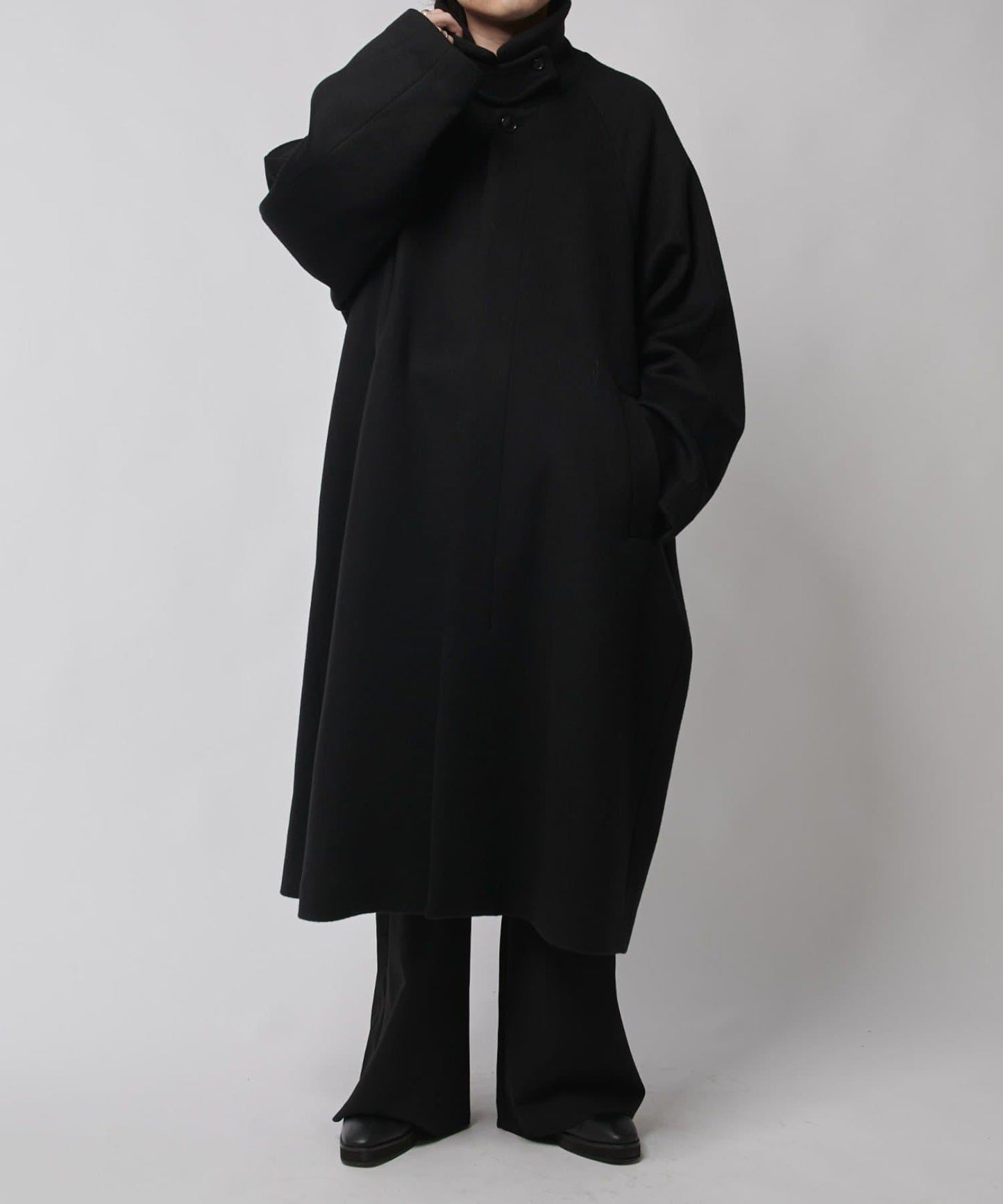 海狸絨加厚長款大衣