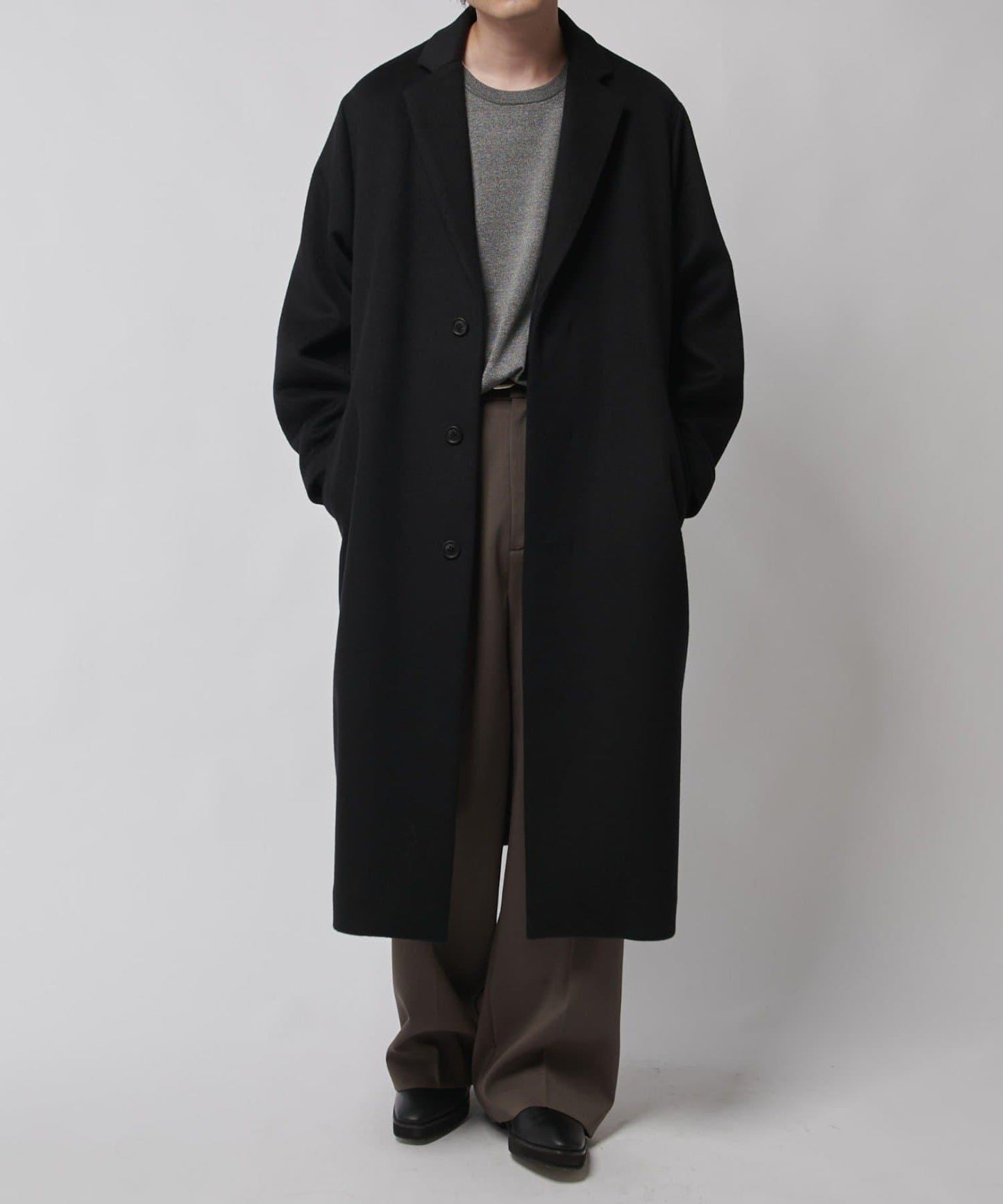 海狸呢單排切斯特大衣