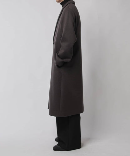 海狸毛呢經典切斯特大衣