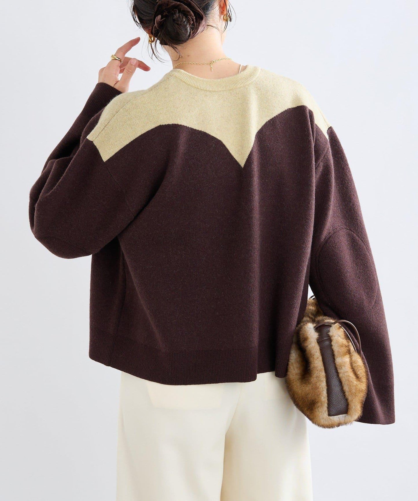 【RIVE DROITE】數字編號針織衫