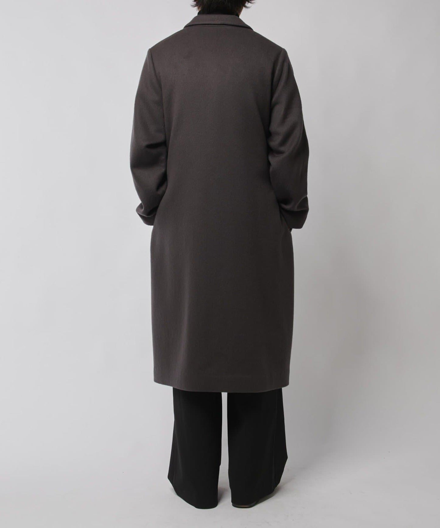 海狸毛呢經典切斯特大衣