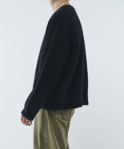 羊毛輕薄針織套頭衫