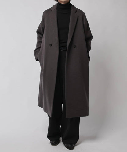 海狸毛呢經典切斯特大衣