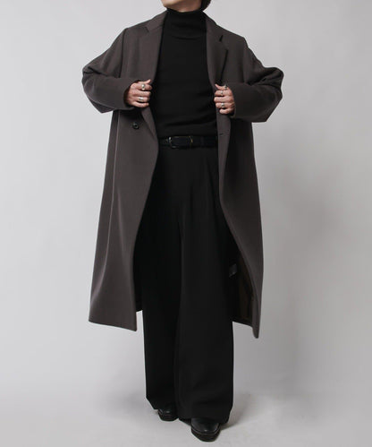 海狸毛呢經典切斯特大衣