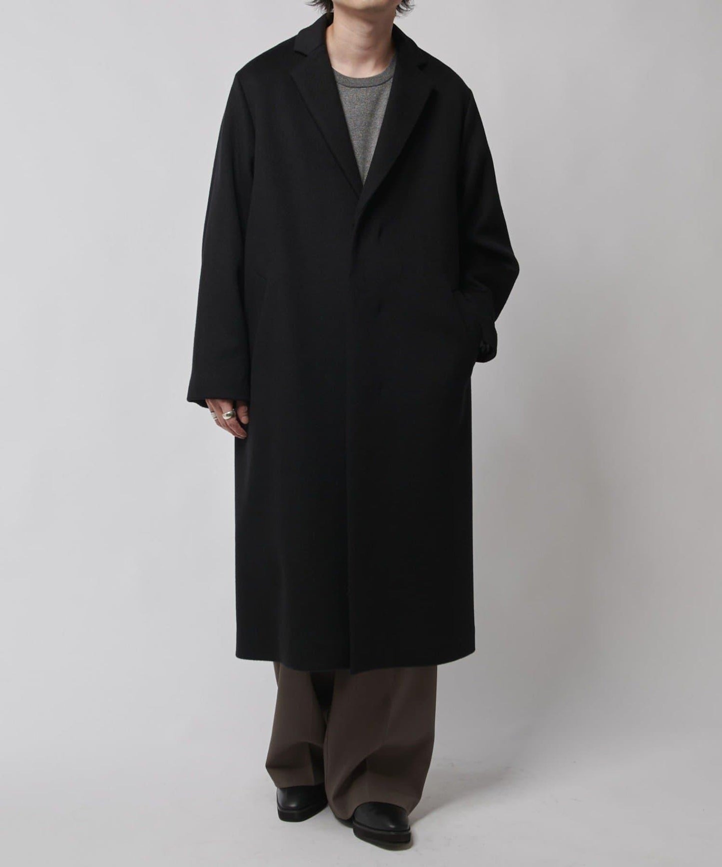 海狸呢單排切斯特大衣