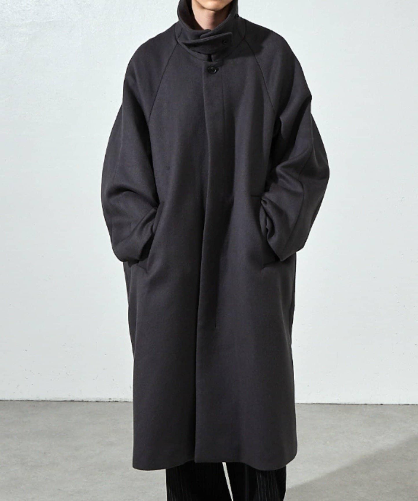 海狸絨加厚長款大衣