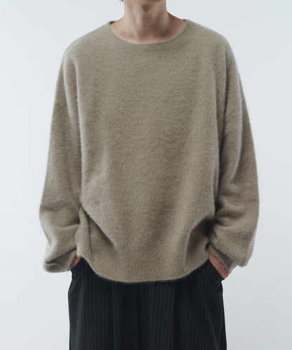 羊毛輕薄針織套頭衫