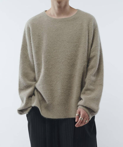 羊毛輕薄針織套頭衫