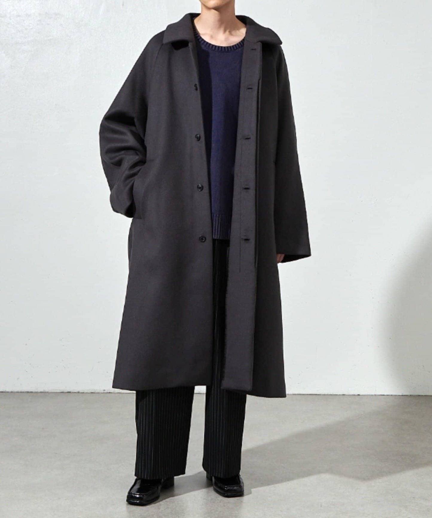 海狸絨加厚長款大衣