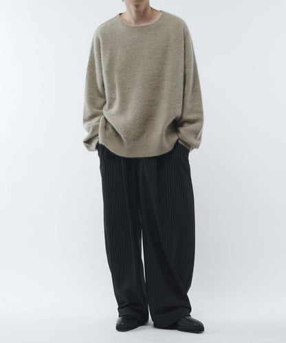 羊毛輕薄針織套頭衫