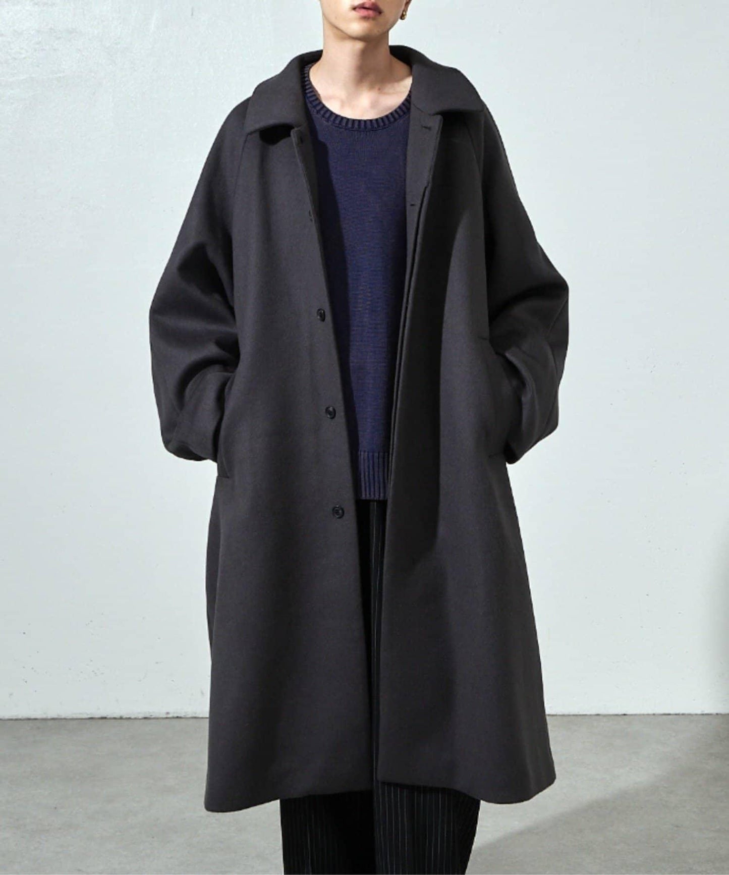 海狸絨加厚長款大衣