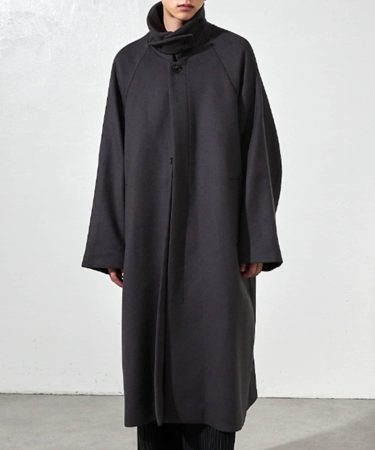 海狸絨加厚長款大衣