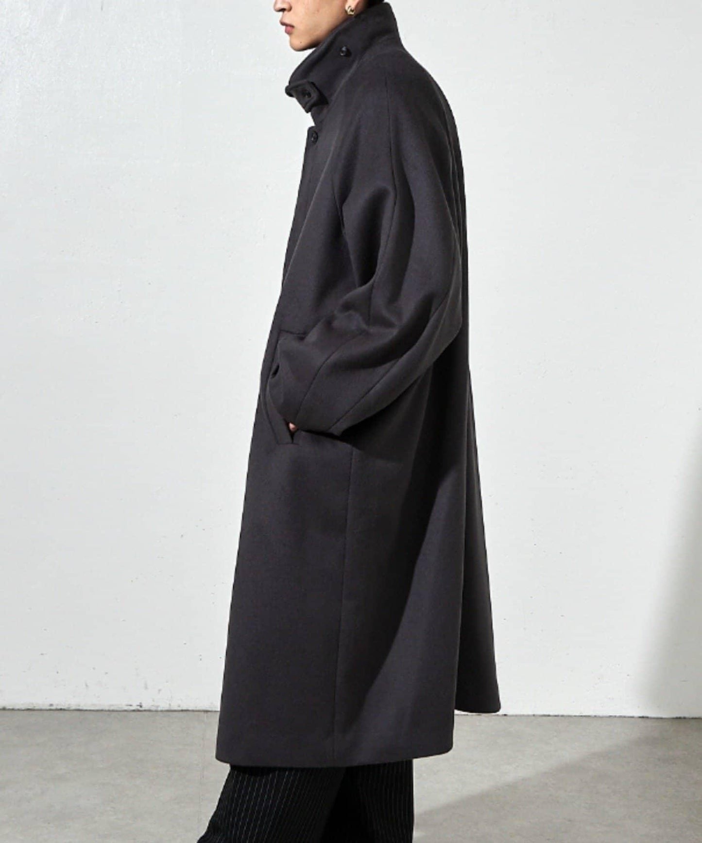 海狸絨加厚長款大衣