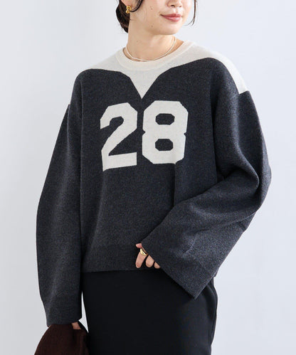 【RIVE DROITE】數字編號針織衫