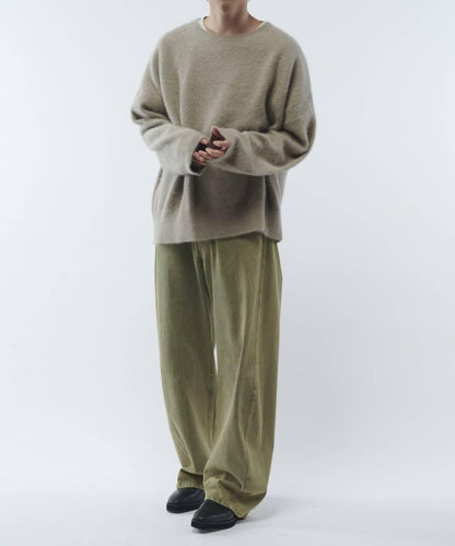 羊毛輕薄針織套頭衫