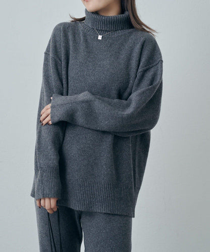 高領針織套頭衫