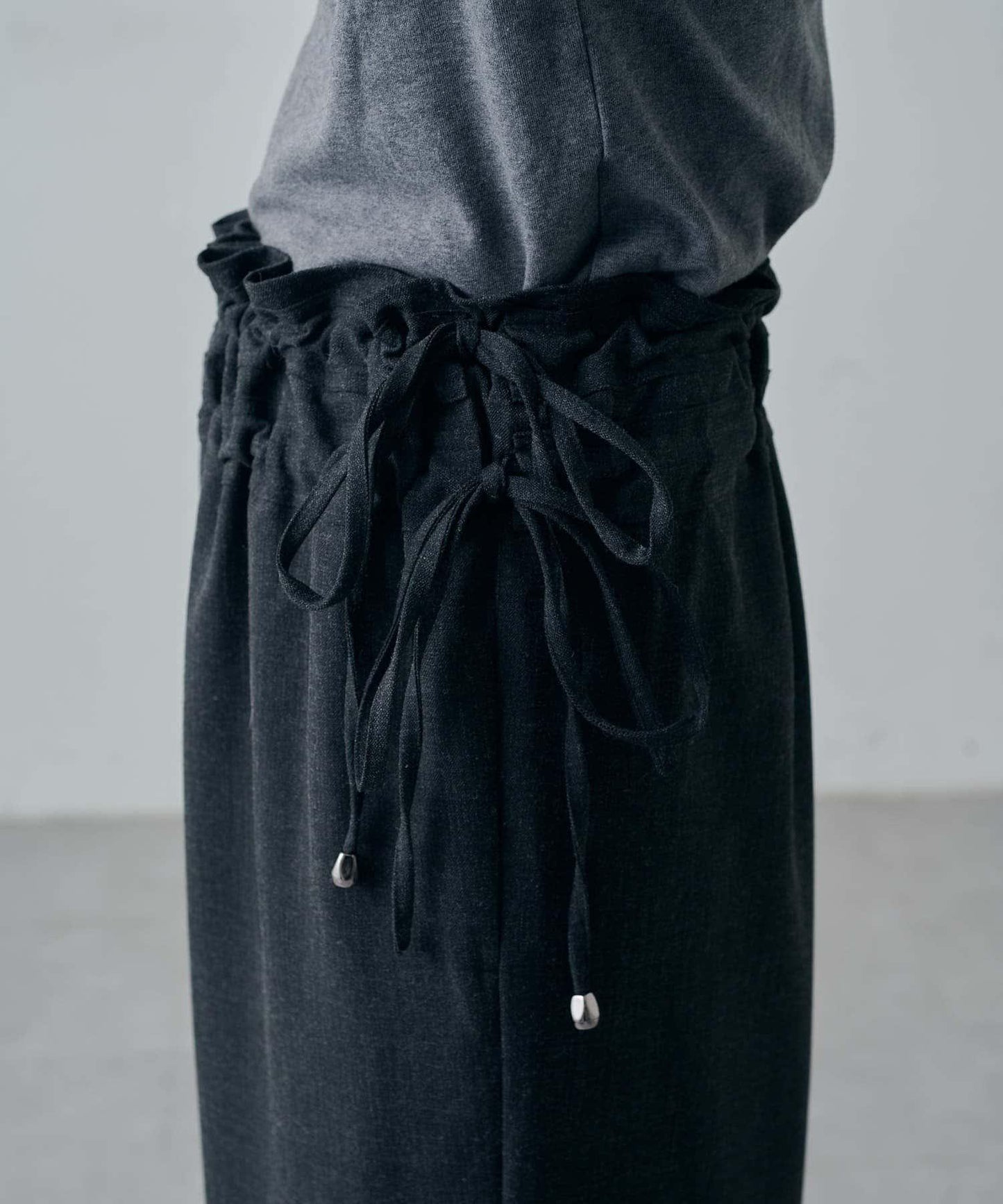 抽繩設計寬鬆休閒褲