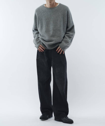 羊毛輕薄針織套頭衫