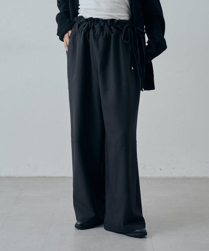 抽繩設計寬鬆休閒褲