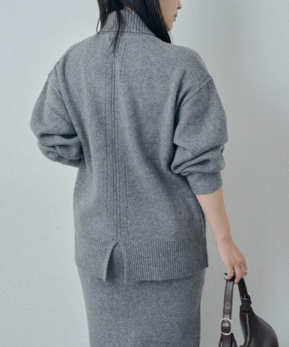 高領針織套頭衫