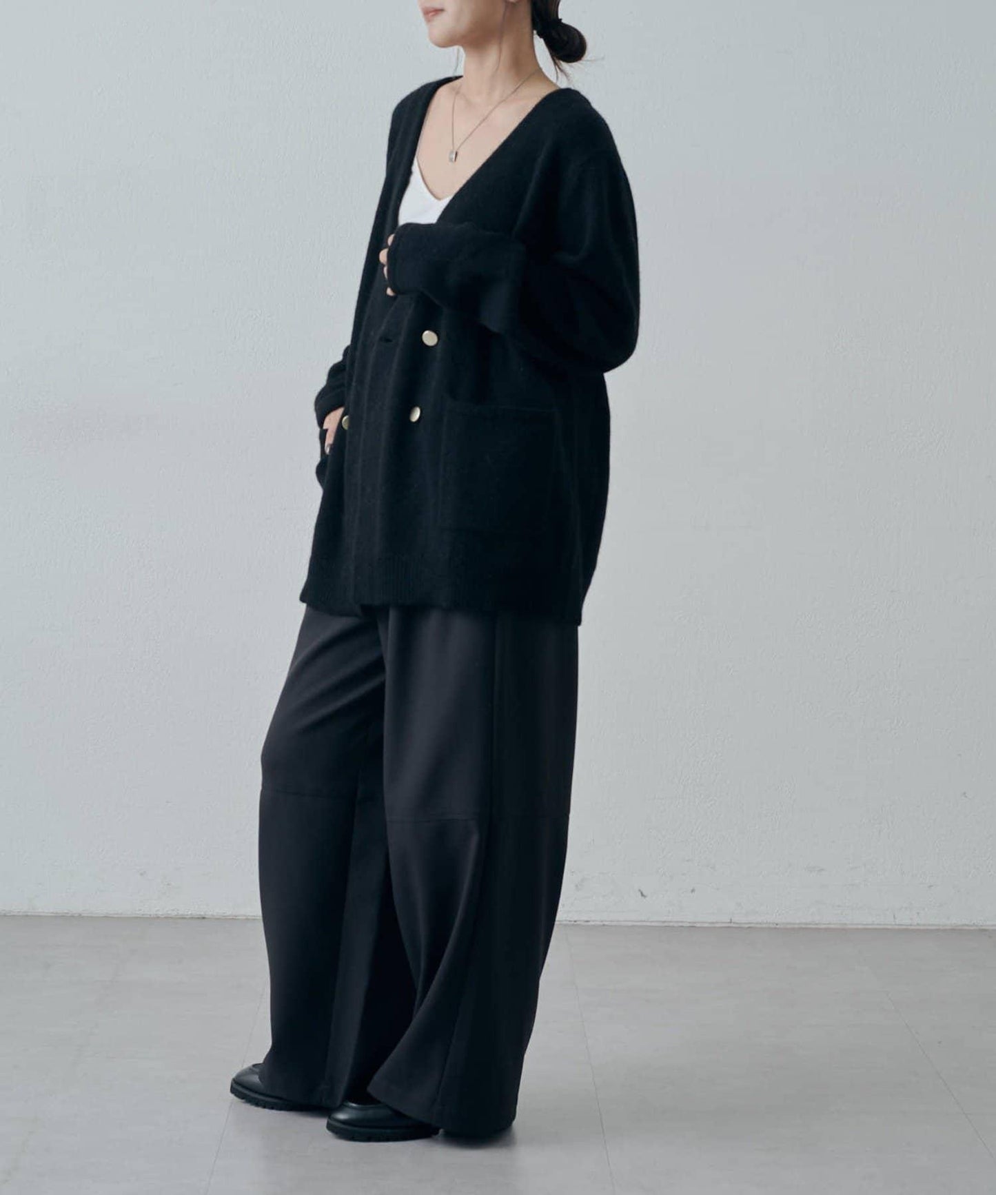 抽繩設計寬鬆休閒褲