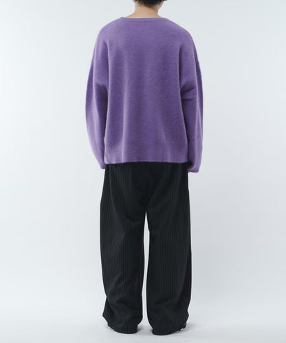 羊毛輕薄針織套頭衫