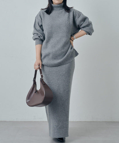 高領針織套頭衫