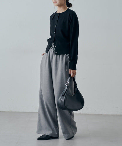 抽繩設計寬鬆休閒褲