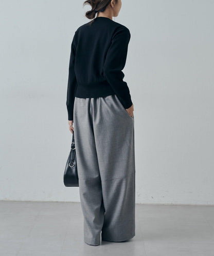 抽繩設計寬鬆休閒褲