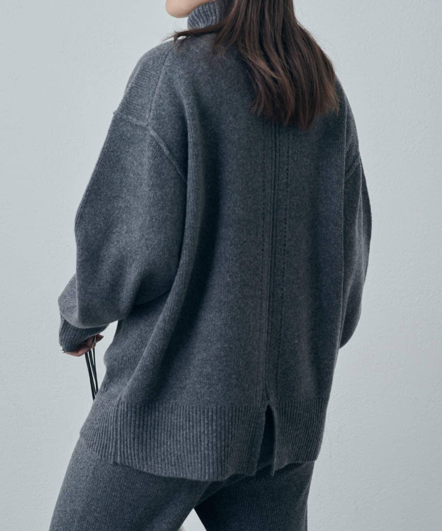 高領針織套頭衫