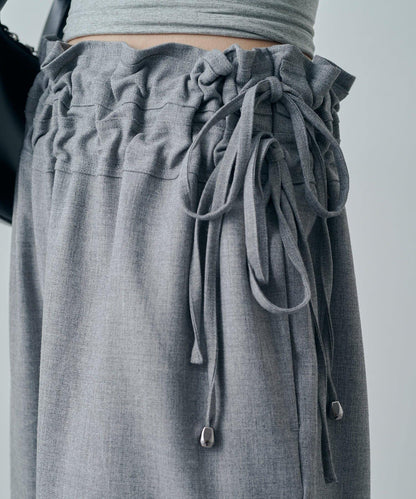 抽繩設計寬鬆休閒褲