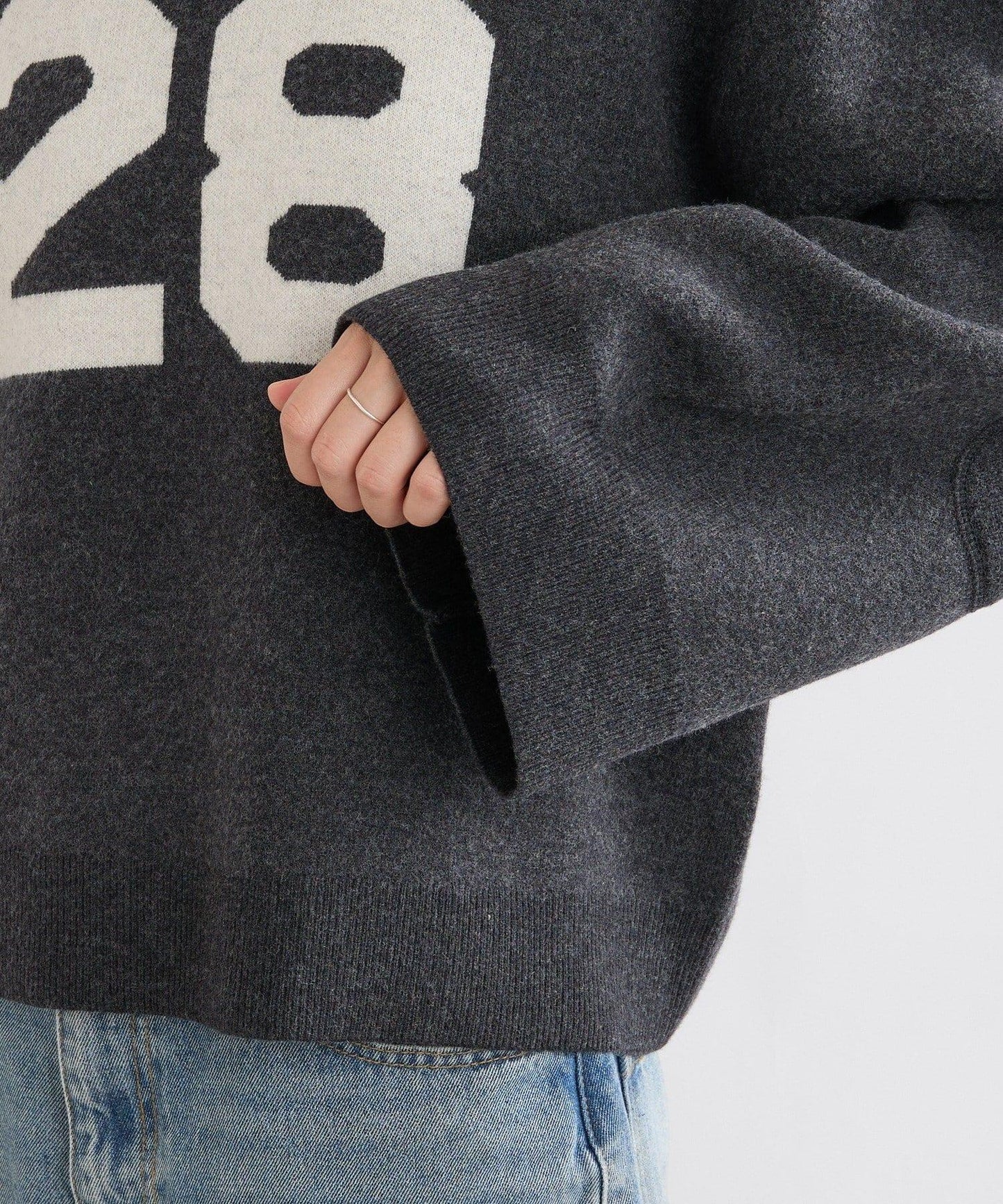 【RIVE DROITE】數字編號針織衫