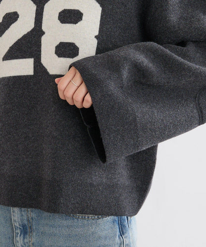 【RIVE DROITE】數字編號針織衫