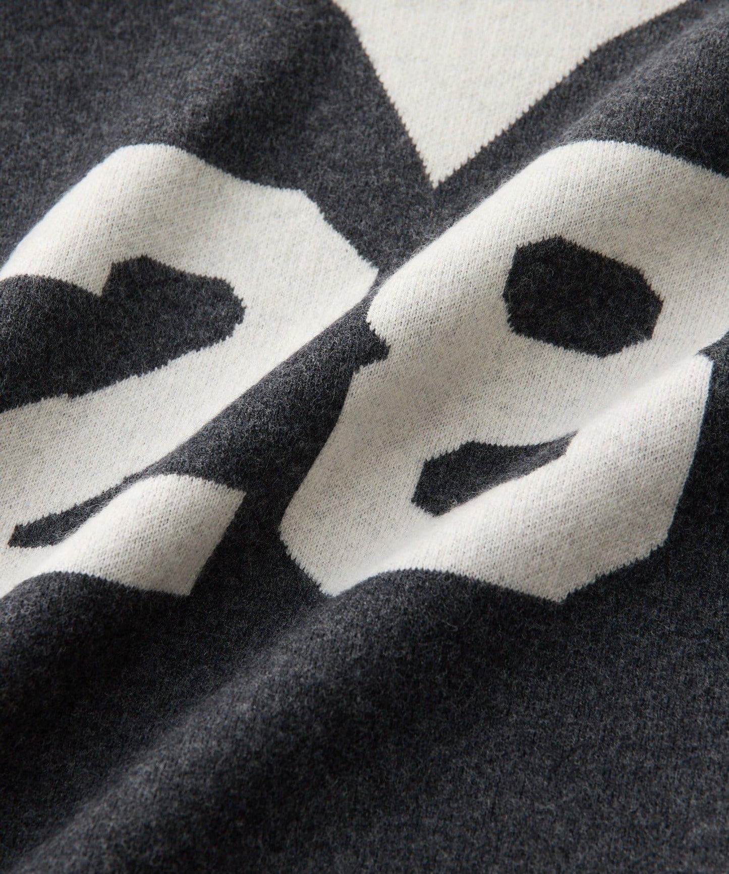 【à Nice (ア ・ニース)】數字圖案針織衫/預計10月下旬發貨