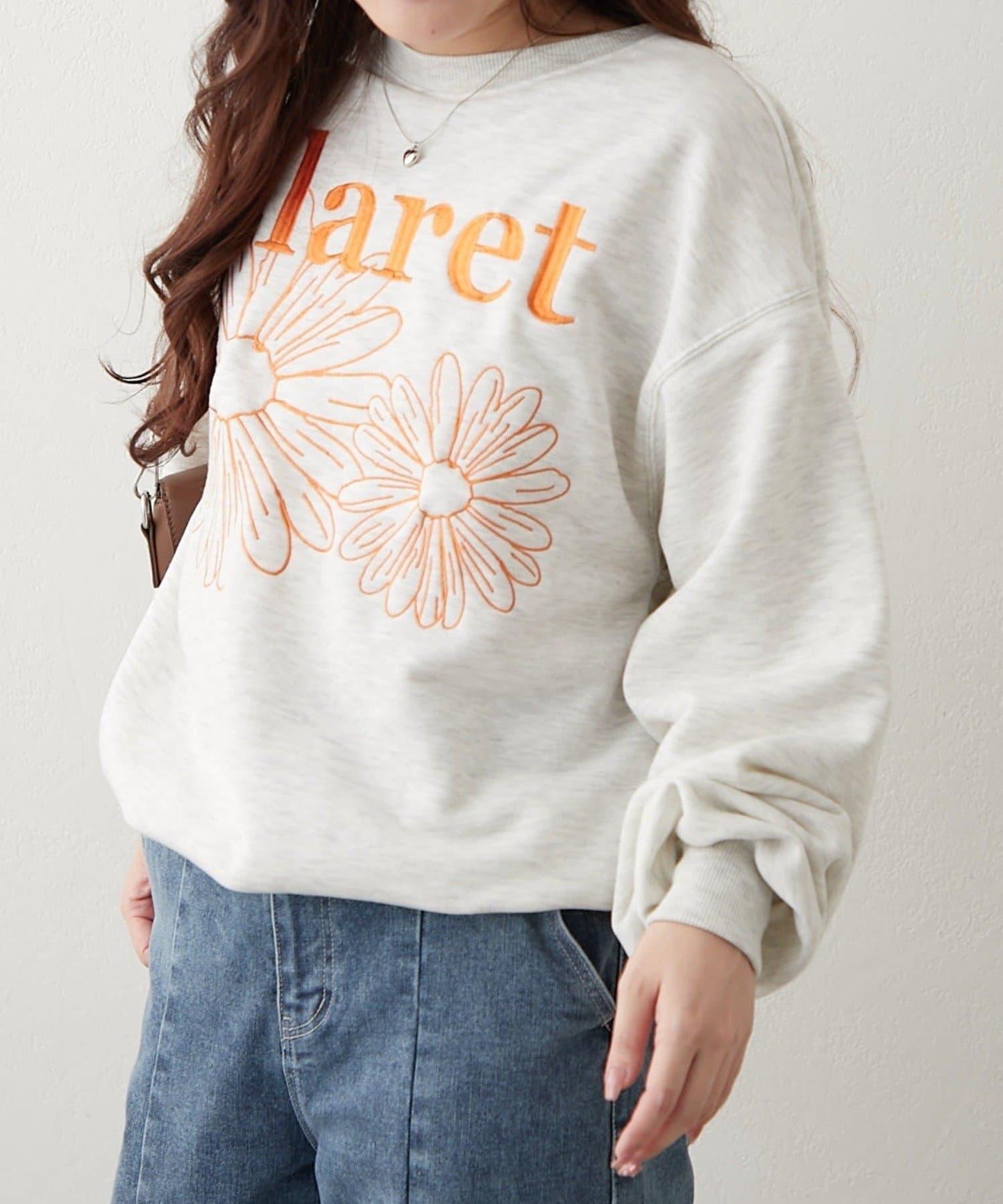 花卉刺繡衛衣