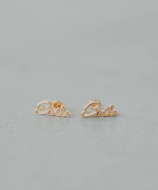 【Chico】標誌圖案耳環