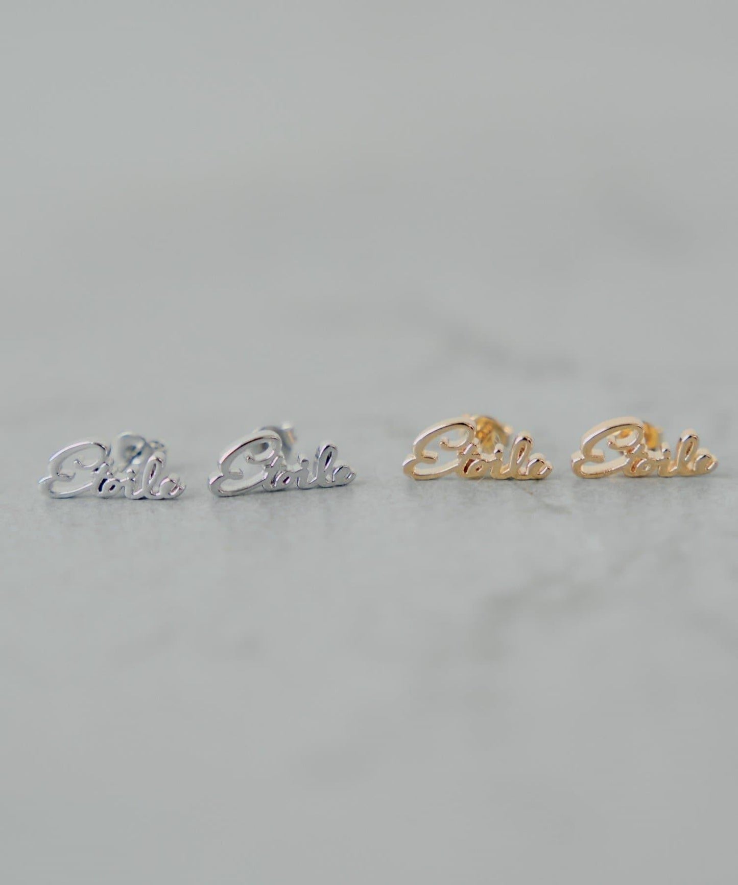 【Chico】標誌圖案耳環