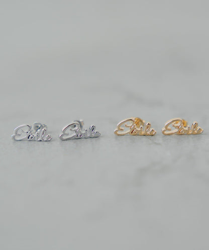 【Chico】標誌圖案耳環