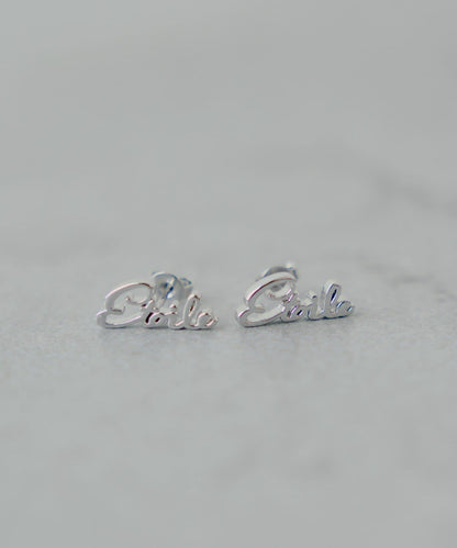 【Chico】標誌圖案耳環