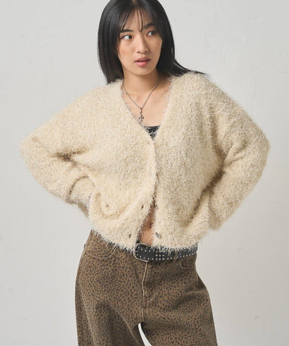 HiNT亮片針織開衫