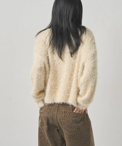 HiNT亮片針織開衫