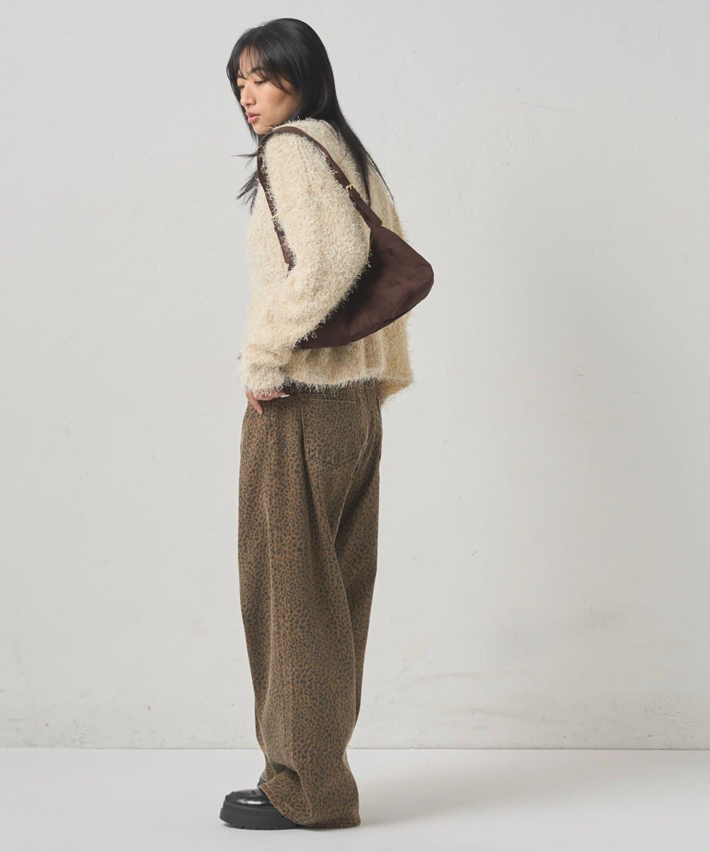 HiNT亮片針織開衫