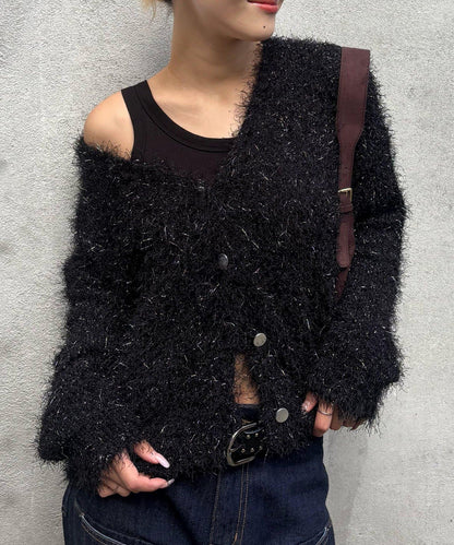 HiNT亮片針織開衫